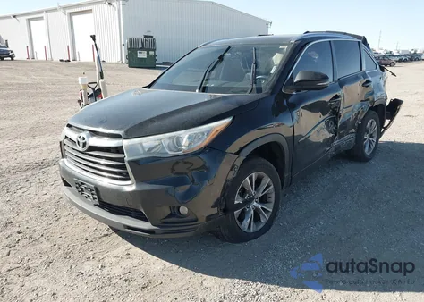 2015 Toyota Highlander Xle V6 из США, поврежденный, VIN 5TDJKRFH2FS197968